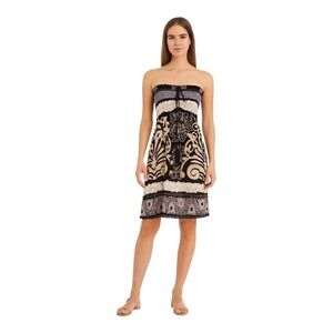 Hale Bob Cabana Strapless Boho Dress‎